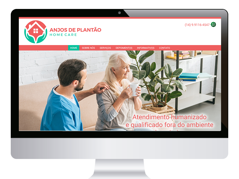 https://crisoft.eng.br/homepage - Anjos de Plantão Home Care