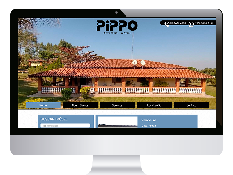 https://crisoft.eng.br/construcao-de-site.php - Pippo Imóveis